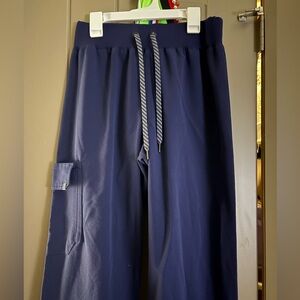 JAANUU SET Navy Blue Scrub Pants (Set of Two Pants)